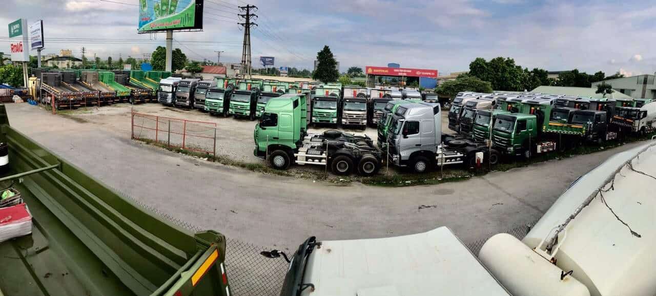 Giá Xe Đầu Kéo Howo 2021 CNHTC A7 380 và 420 Tháng 7/2023 3 xe ben howo - đầu kéo howo - trộn bê tông howo