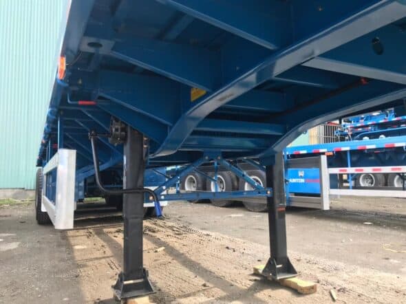 Sơ mi rơ mooc sàn 40-45 feet 3 trục cao cấp thép T1700 siêu cứng 3 Sơ mi rơ mooc sàn Junton có dầm chắc chắn