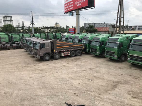 BẢNG GIÁ XE HOWO 4 CHÂN ĐỜI 2023 Tháng 9/2023 6 Bãi xe howo 4 chân đời 2021 miền bắc