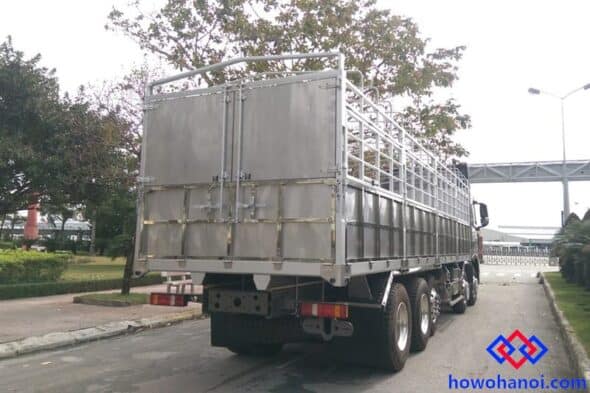 Kích thước thùng xe tải thùng 4 chân