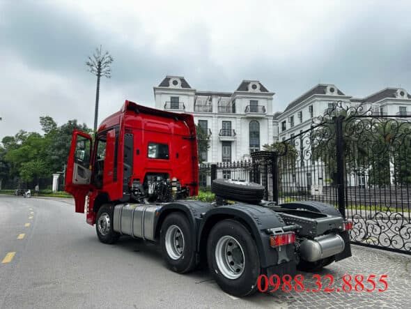 GIÁ XE ĐẦU KÉO HOWO MAX 460 ĐỘNG CƠ WEICHAI 4 Thiết kế xe đầu kéo howo max 460