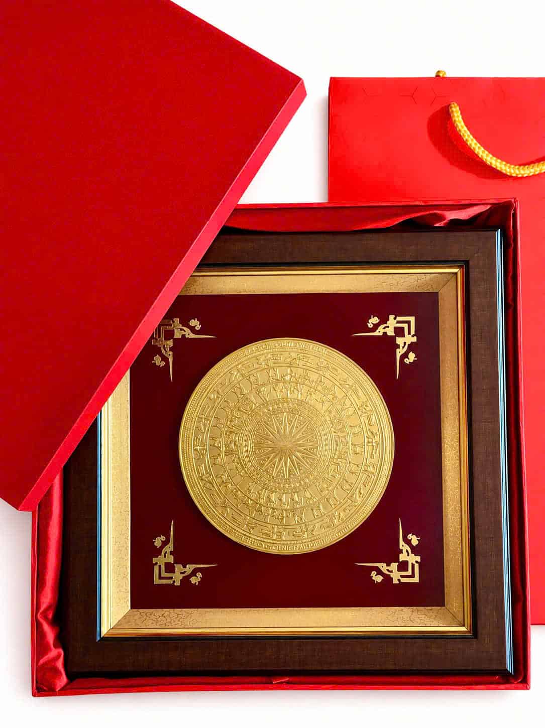 Tranh Trống Đồng Mạ Vàng 24K - Quà Tặng Cao Cấp Sang Trọng 6 Tranh Trống Đồng Mạ Vàng 24K - Quà Tặng Cao Cấp Sang Trọng - Ảnh 6