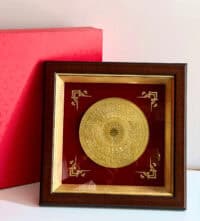 Tranh Trống Đồng Mạ Vàng 24K - Quà Tặng Cao Cấp Sang Trọng 10 tranh trong dong ma vang 2