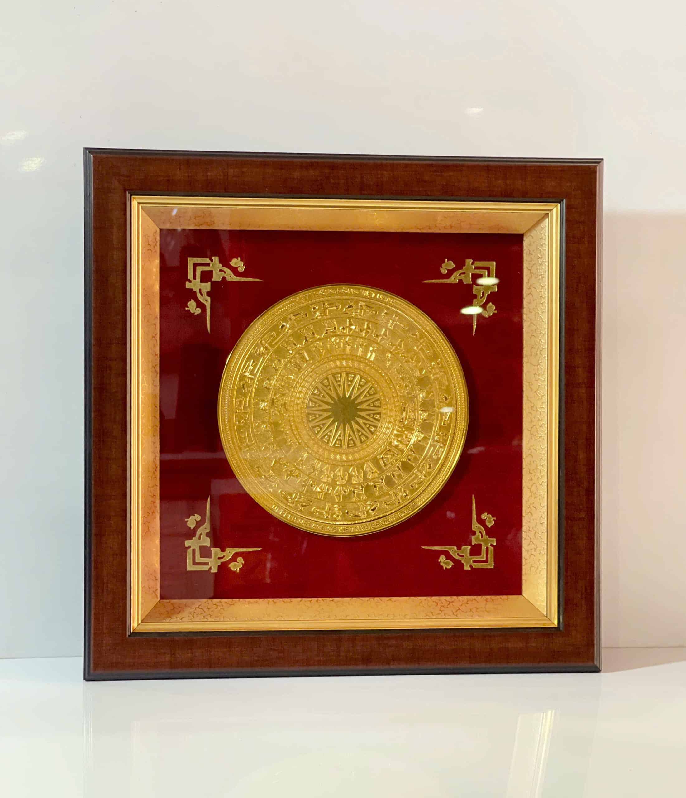 Tranh Trống Đồng Mạ Vàng 24K - Quà Tặng Cao Cấp Sang Trọng 3 Tranh Trống Đồng Mạ Vàng 24K - Quà Tặng Cao Cấp Sang Trọng - Ảnh 3