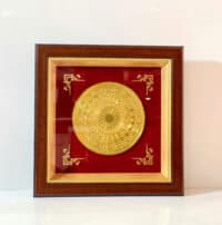 Tranh Trống Đồng Mạ Vàng 24K - Quà Tặng Cao Cấp Sang Trọng 7 tranh trong dong ma vang 5