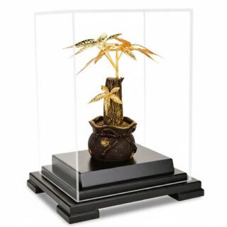 Alternative view of Cây Kim Tiền Mạ Vàng 24K – Biểu Tượng Tài Lộc
